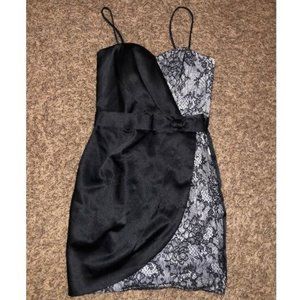 Black Lace Mini Dress